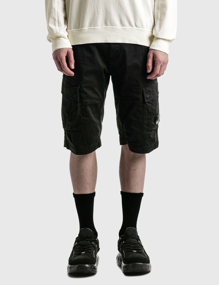 Stretch Sateen Cargo Shorts Placeholder Image