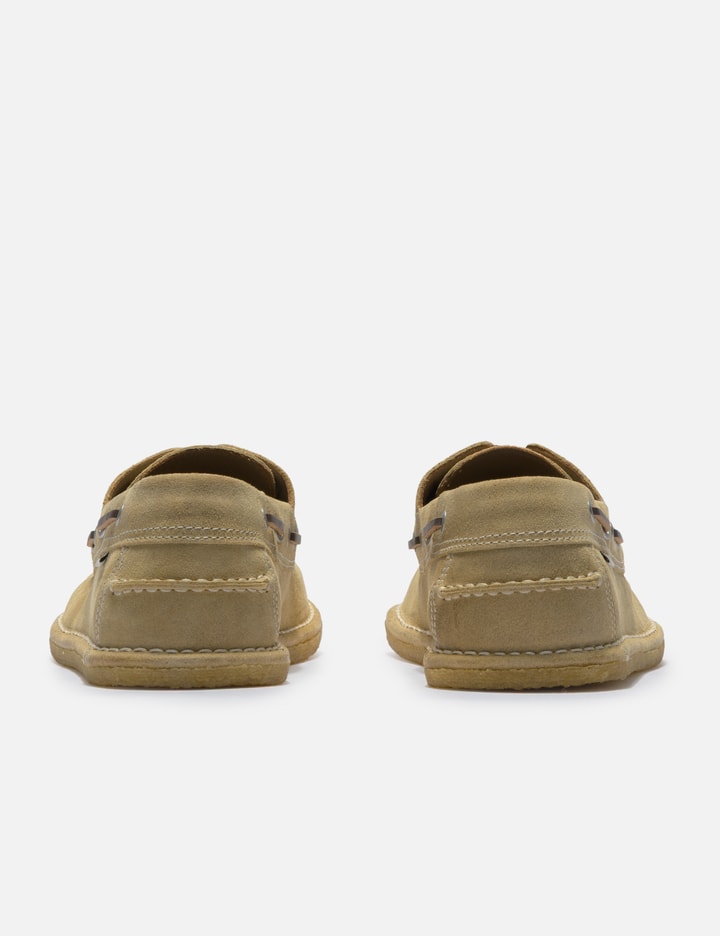 Ami Beige Cow Leather Boat Shoes