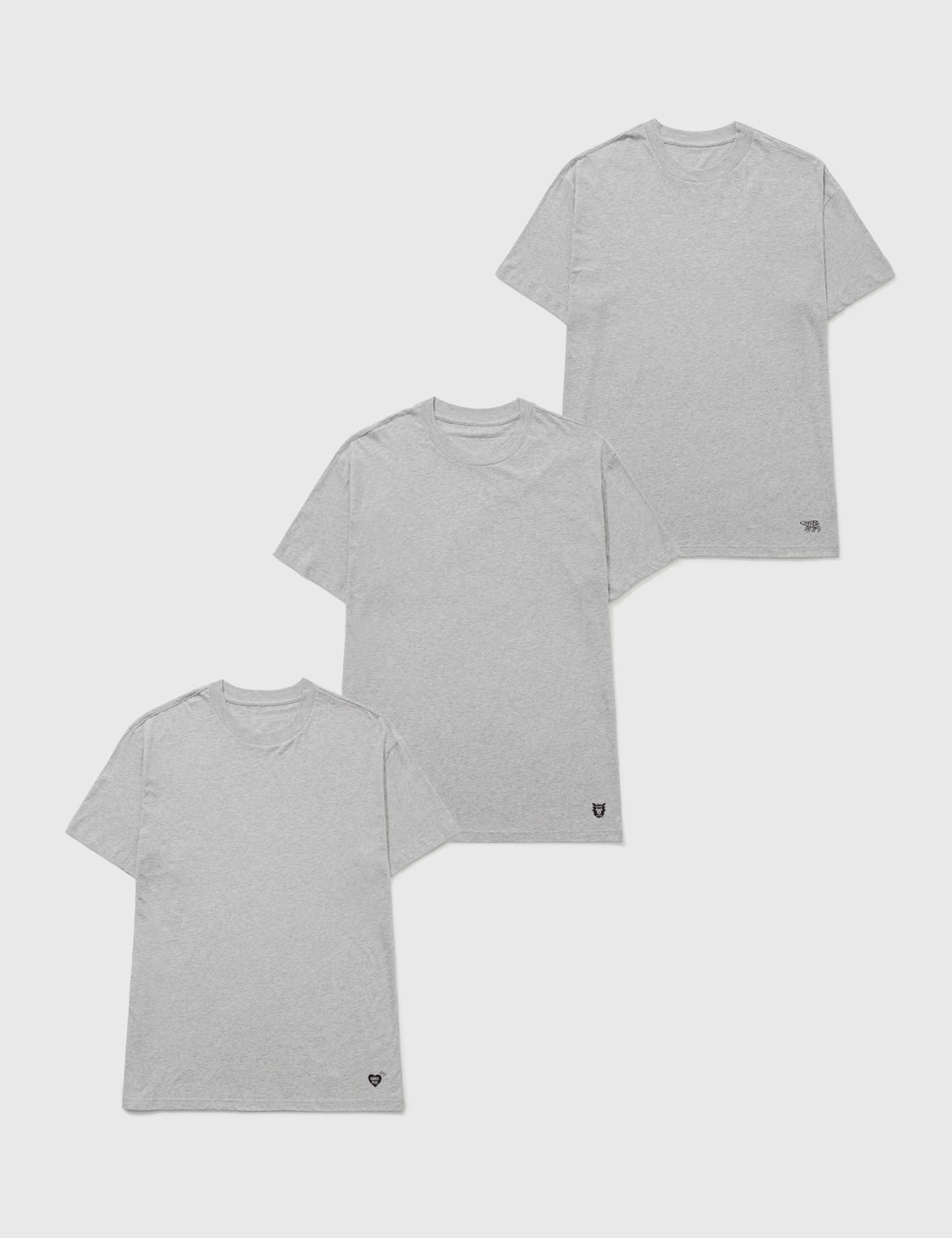 Supreme Black Blank T-Shirt (3 Pack - XL)