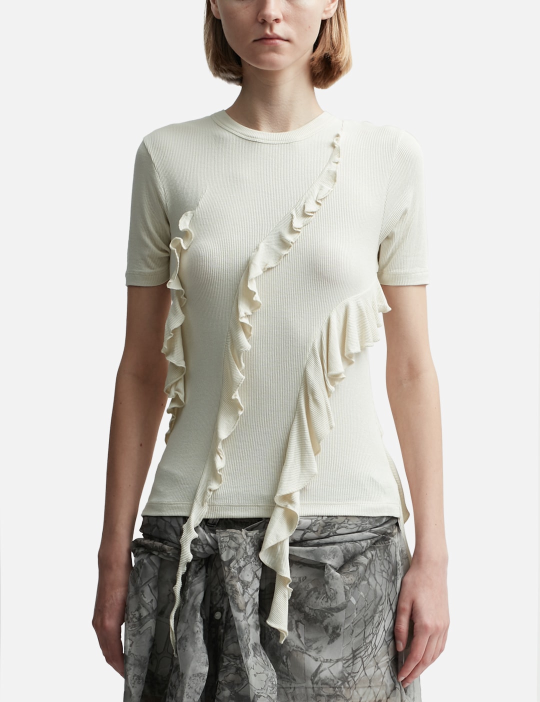 Ruffle Draped Top view 6