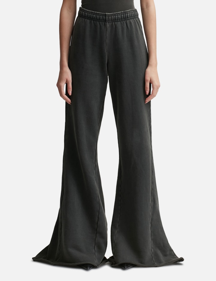 Shop Entire Studios Heavy Flare Sweatpants In Black