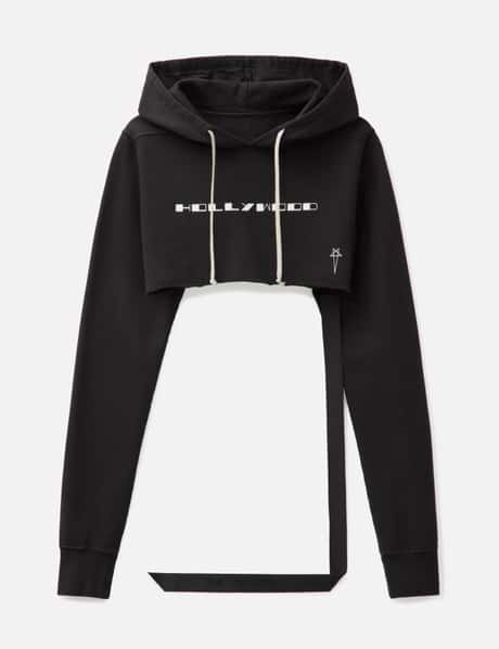 Rick Owens Drkshdw Hollywood Cropped Hoodie