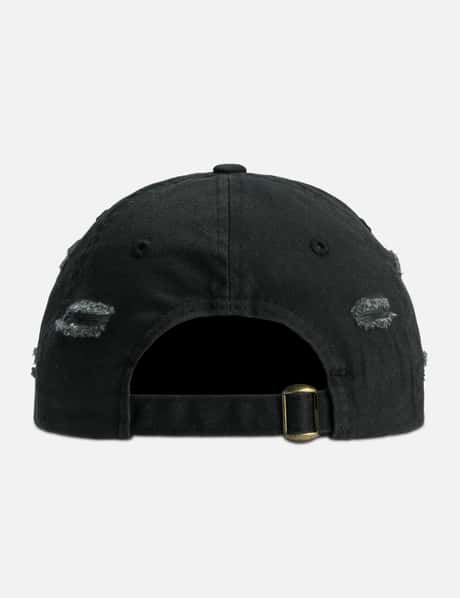 Black Hanging Button Cap view 10