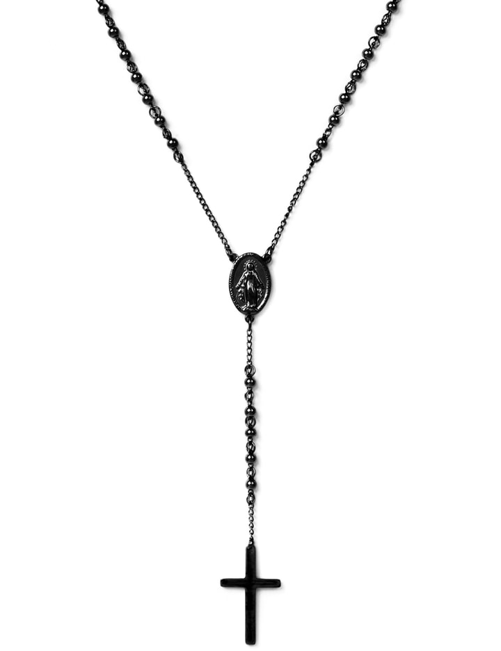 Black Black Rosary Necklace Placeholder Image