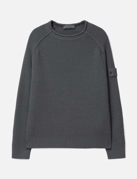 스톤 아일랜드 Ghost Waffle Knit RWS Wool