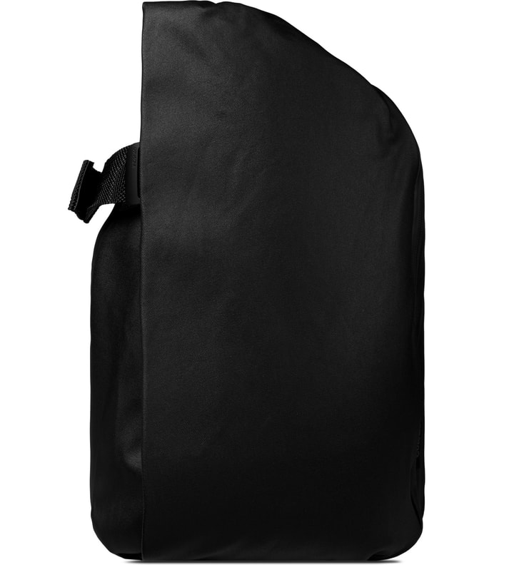 côte&ciel Black Coated Canvas Isar Rucksack (M)