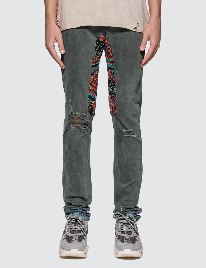 Nido Jacquard and Dip Dyed Jeans Placeholder Image