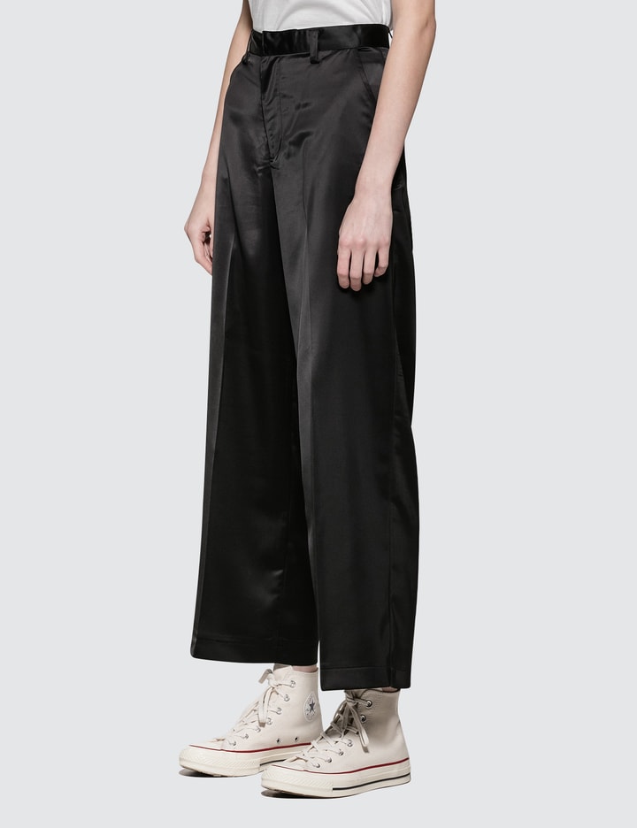 Satin Stretch Wide Leg Pants Placeholder Image