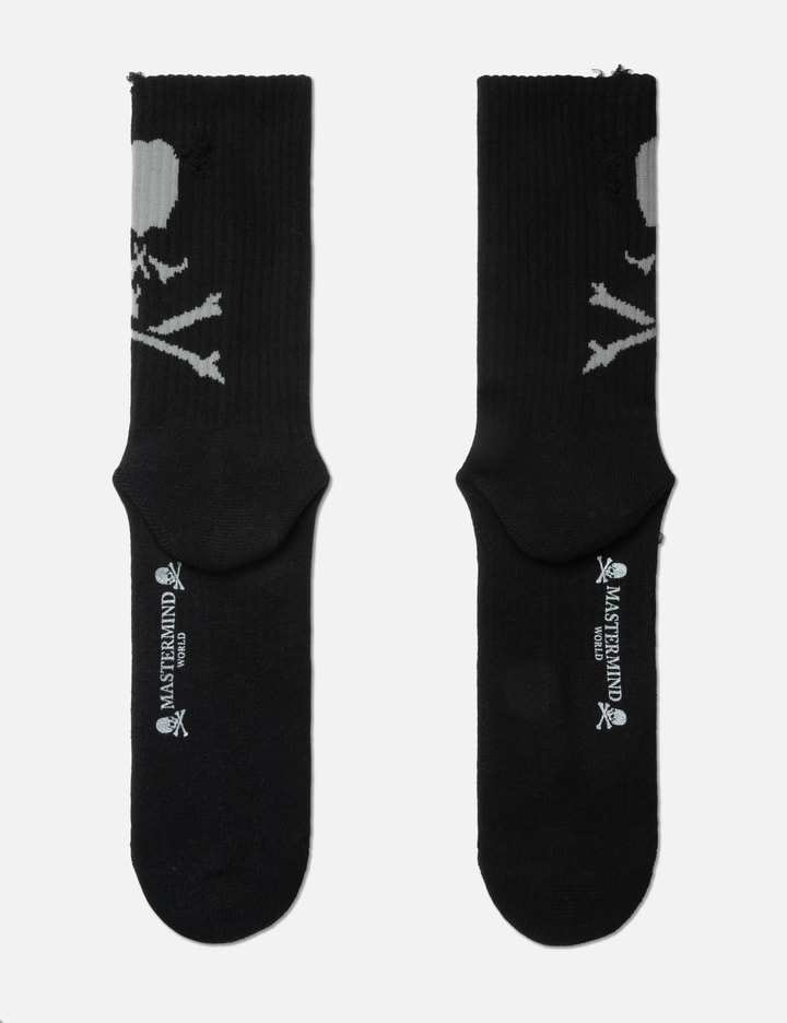 Mastermind Japan Distressed Crew Socks 2