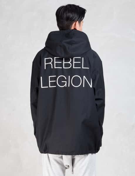 Magic Stick - Black Lace Up Mil Hood Leia Pullover Jacket | HBX