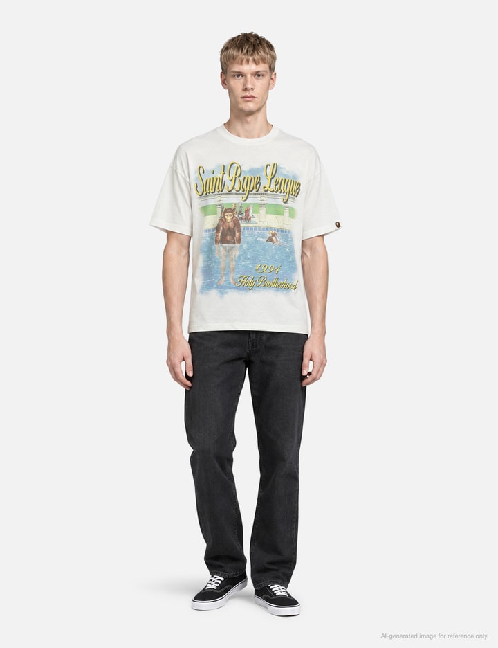 Saint Mxxxxxx Saint Michael X BAPE League T-Shirt