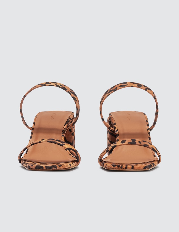 Tanya Leopard Print Suede Leather Sandals Placeholder Image