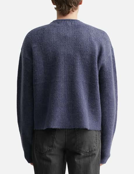 Brushed Mohair V-Neck Cardigan view 12