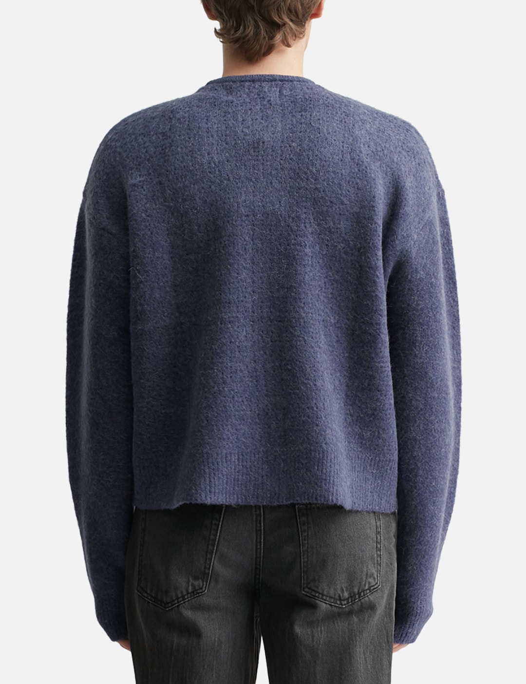 Brushed Mohair V-Neck Cardigan view 13