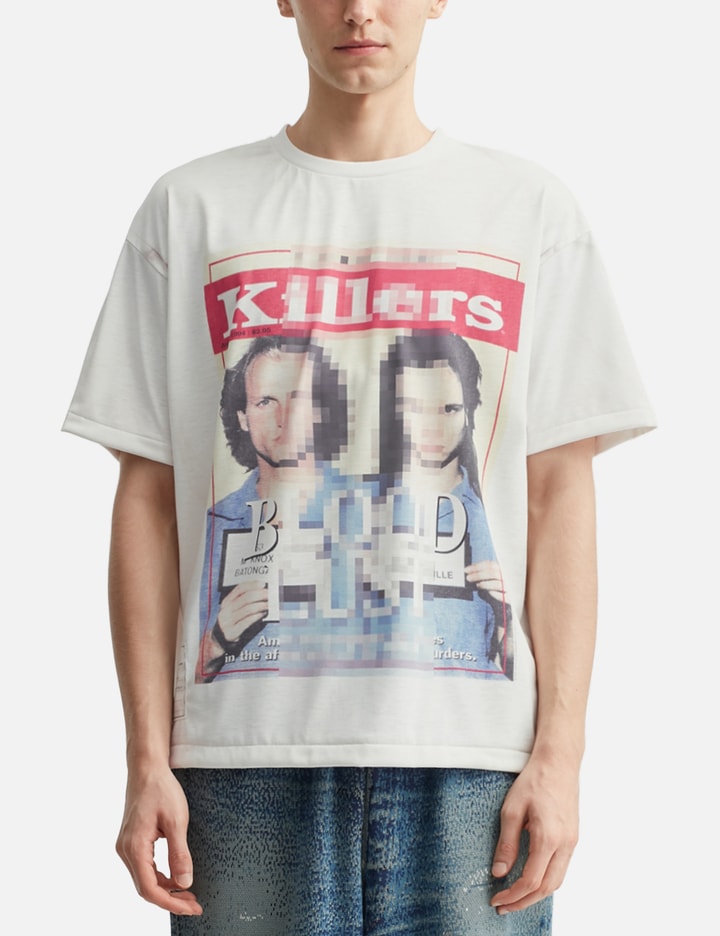 Short Sleeve Trompe L'oeil Mosaic T-shirt Placeholder Image