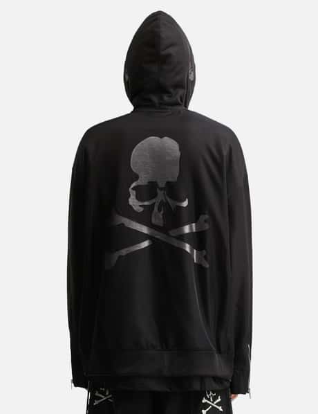 Sheer Layered Zip-Up Boxy Hoodie view 14