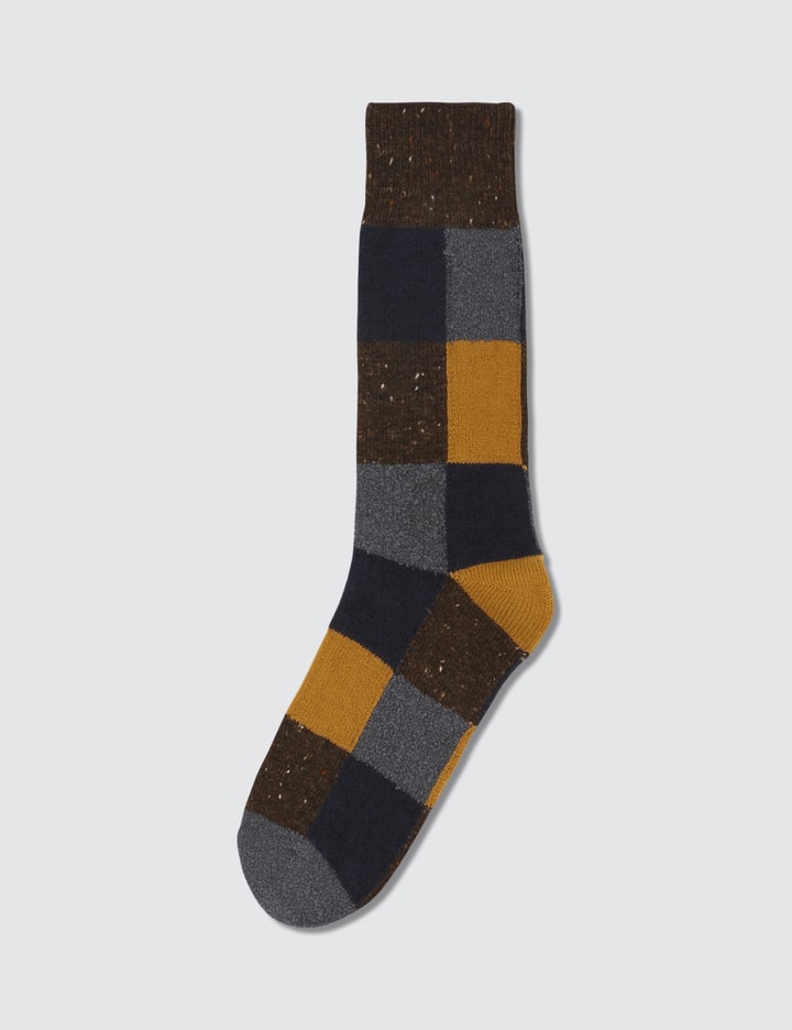 Tabio - Colorful Material Mix Blocks Socks  HBX - Globally Curated Fashion  and Lifestyle by Hypebeast