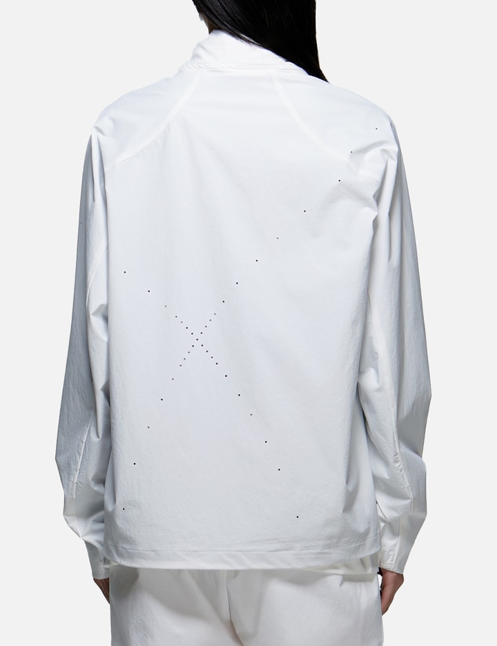 Shop Hypegolf X Post Archive Faction (paf) Perforated Windbreaker In White