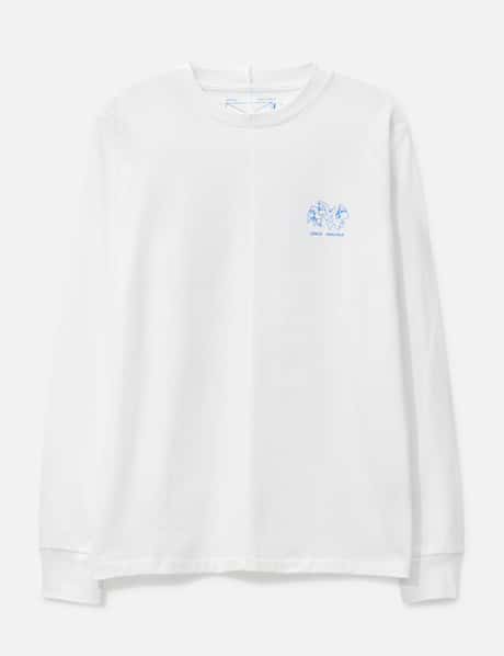 SPACE AVAILABLE Ocean Mapping Long Sleeve T-shirt