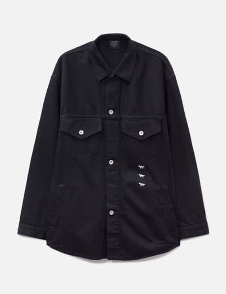 메종 키츠네 Maison Kitsuné X Kuro Denim Shirt