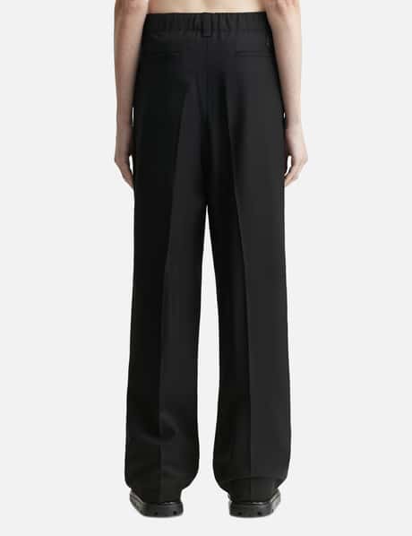 Wool Gabardine Tailored Trousers view 9