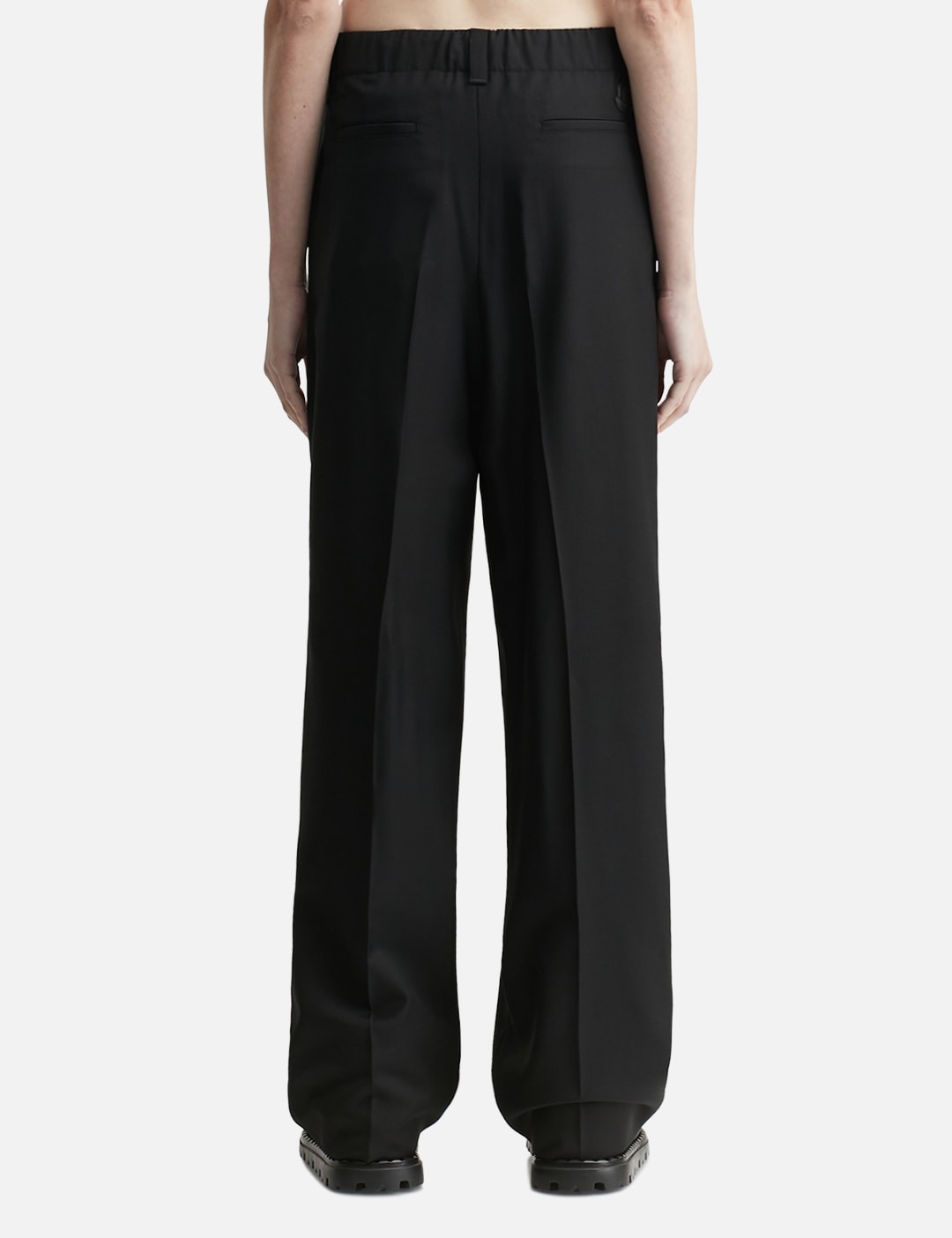 Wool Gabardine Tailored Trousers view 10