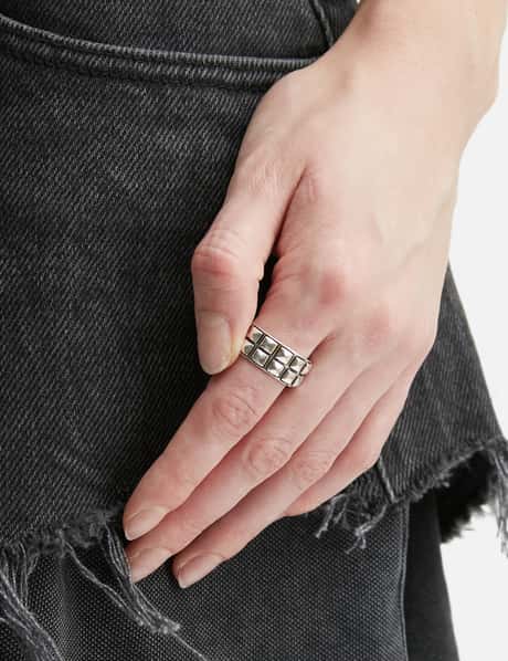 Double Studded Ring view 8