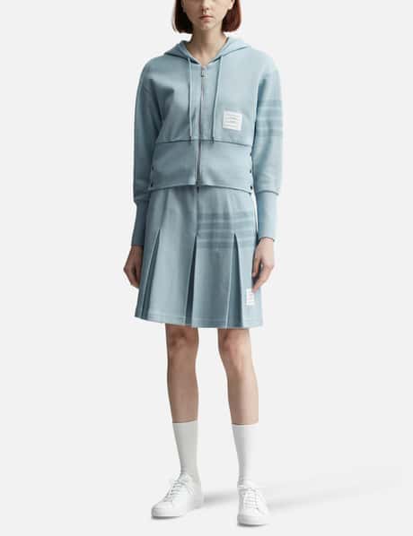 BOX PLEAT SKIRT IN DOUBLE FACE KNIT view 11