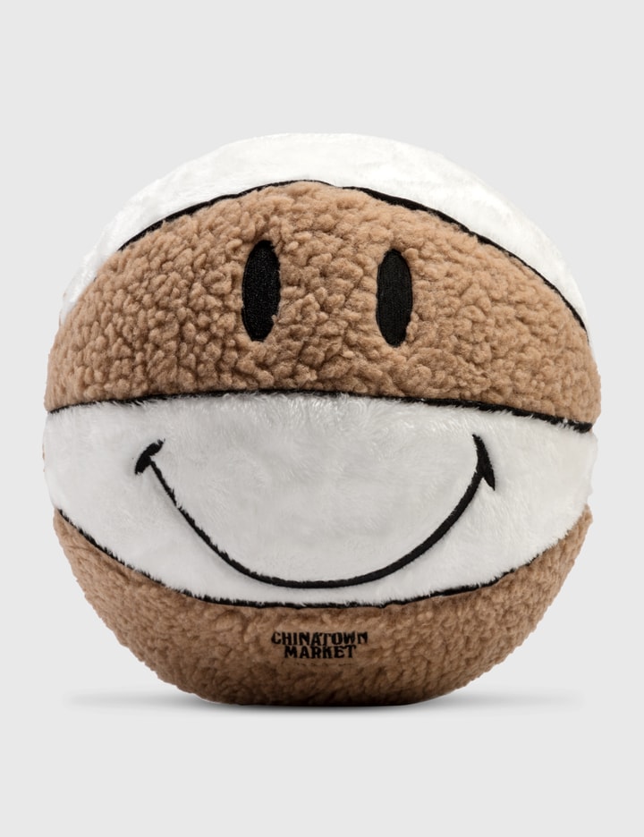 Smiley Sherpa Basketball Pillow Plush Placeholder Image