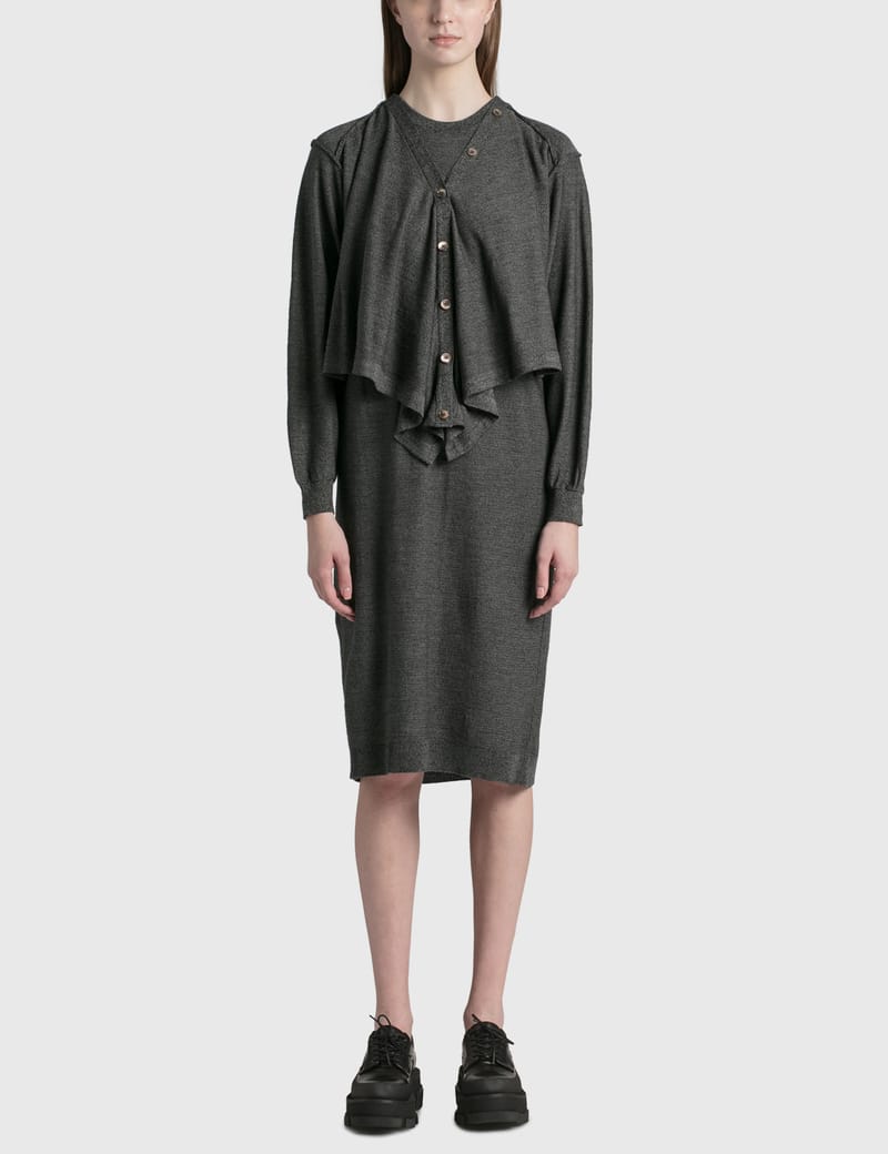 Lemaire - Double Layer Cardigan Dress 
