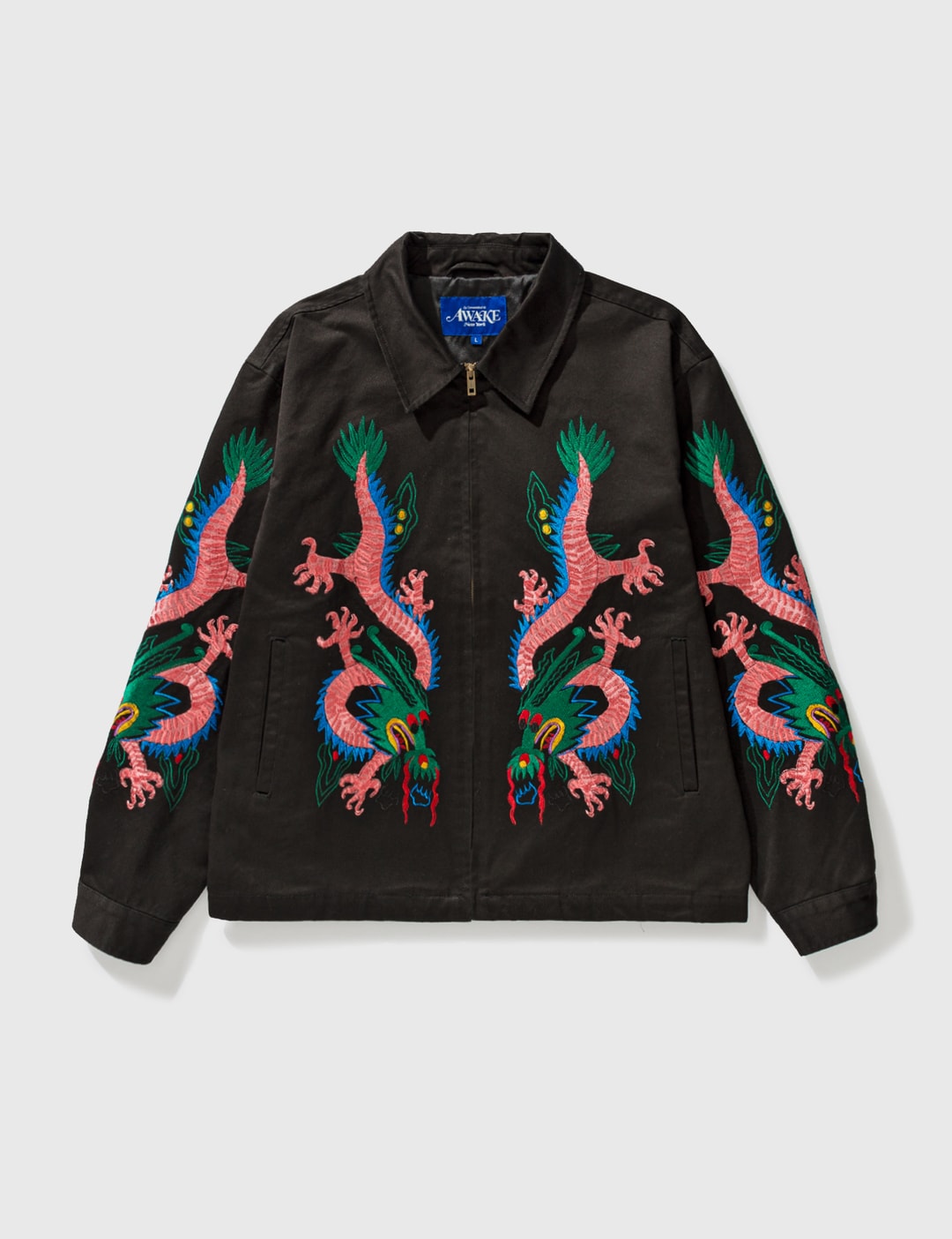 Awake NY Twin Dragon Harrington Jacket HBX