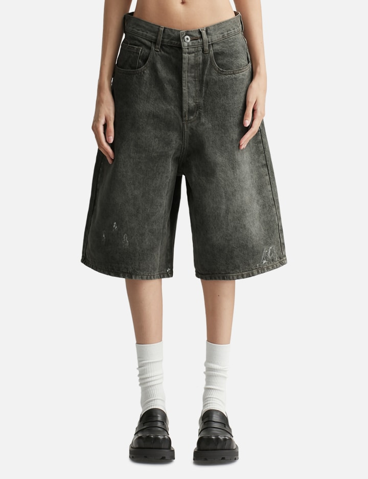 Vintage Black Baggy Shorts Placeholder Image