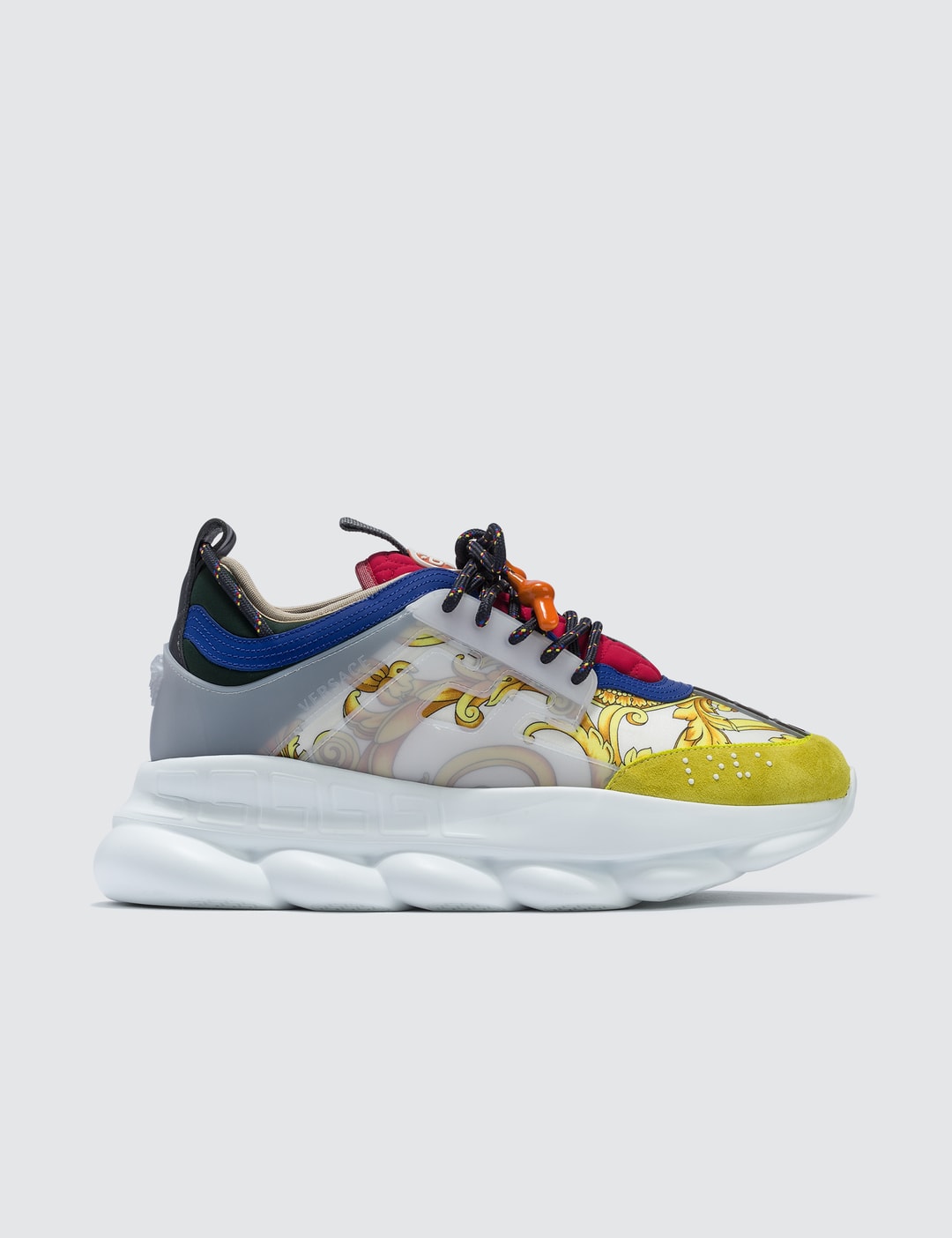 Versace - Multicolor Chain Reaction Sneakers  HBX - Globally Curated  Fashion and Lifestyle by Hypebeast