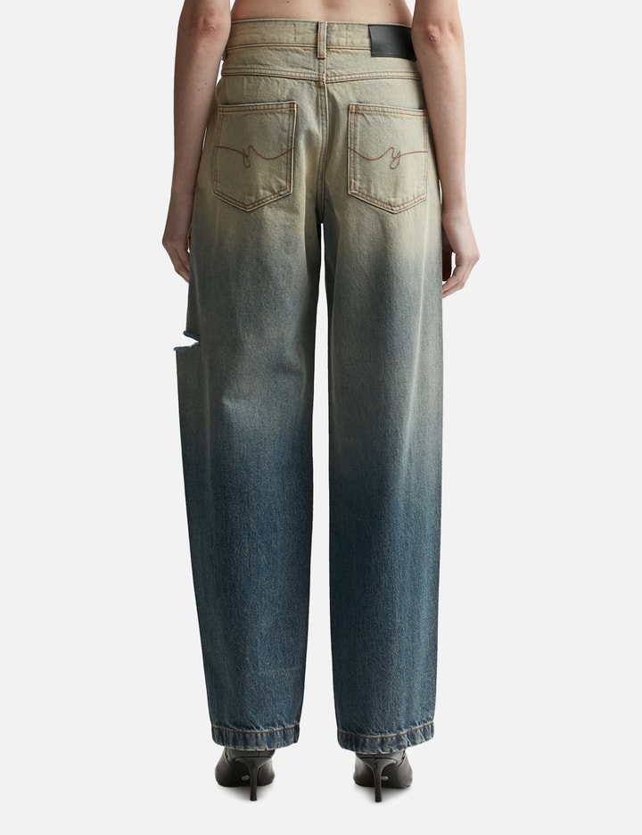 CUT-OUT LUREX-DETAILED JEANS Placeholder Image