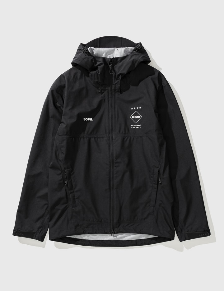 F.c. Real Bristol 3layer Rain Jacket In Black