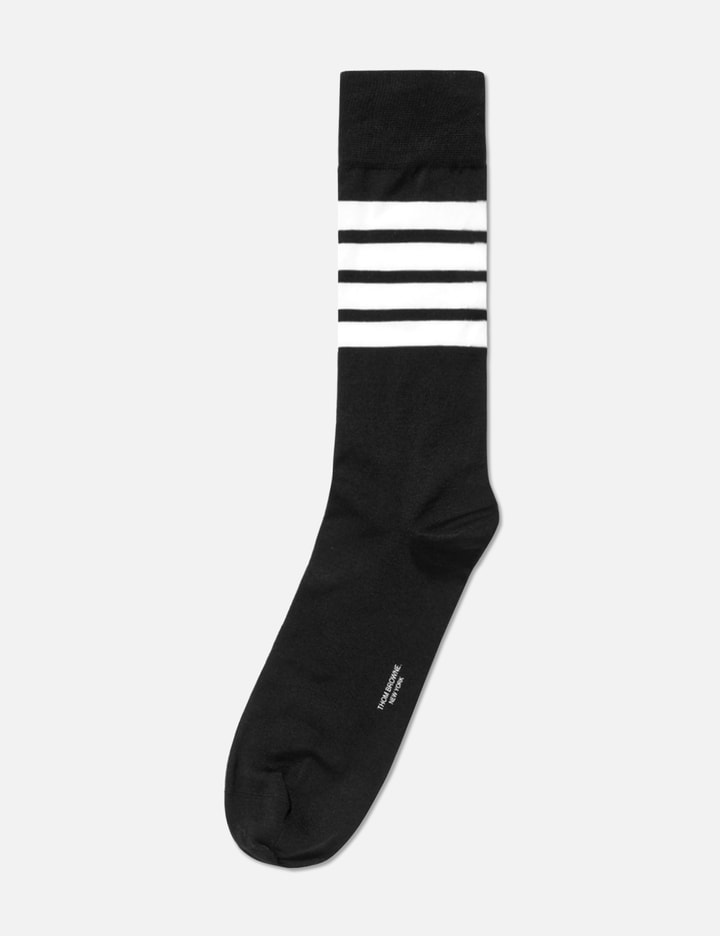 Lightweight Cotton 4-Bar Mid-Calf Socks Placeholder Image