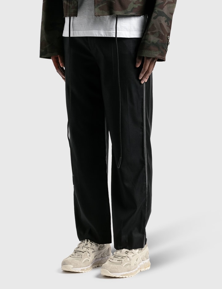 White Stitching Straight Pants Placeholder Image