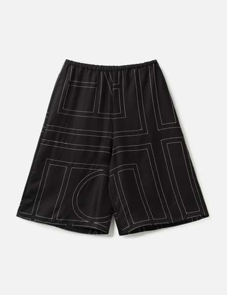 Monogram Silk PJ Culottes view 6