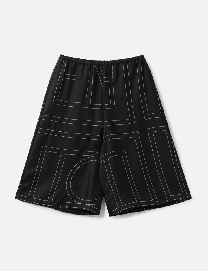 TOTEME Monogram Silk PJ Culottes