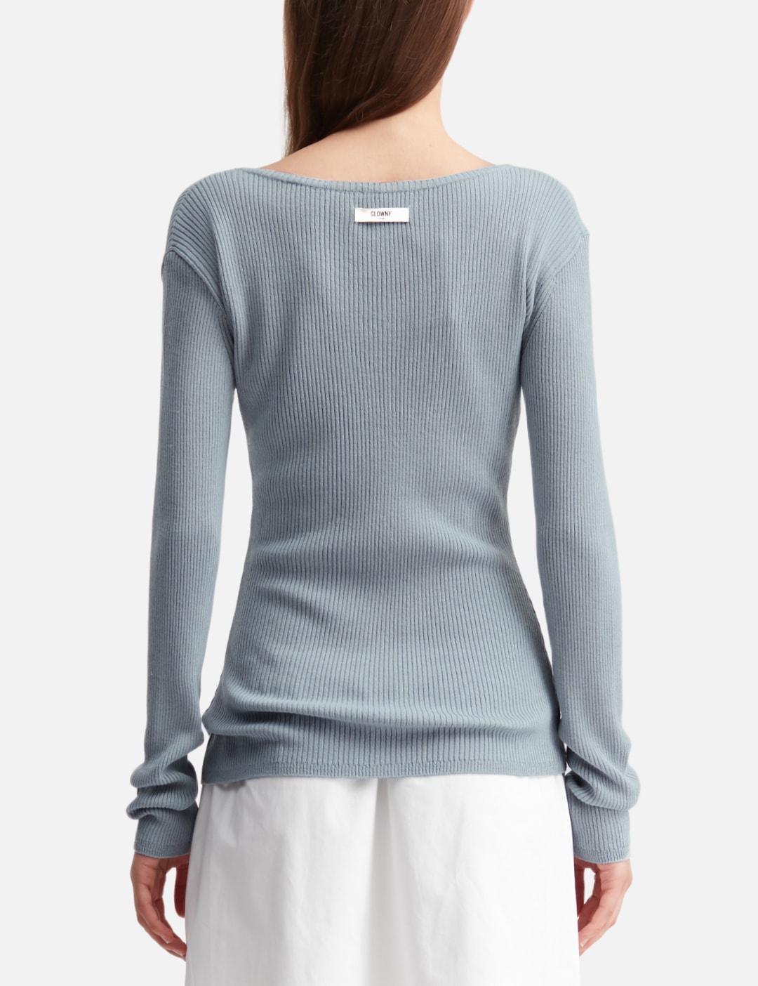 G Classic Rib V-Neck Knit view 13