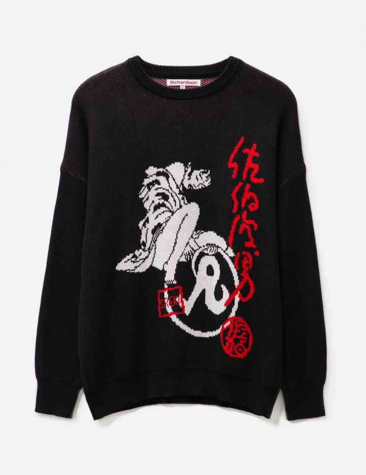 Richardson X Toshio Saeki Knit Sweater In Black