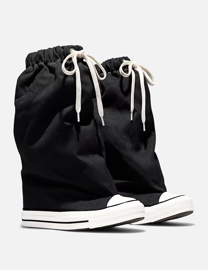 Converse X Vaquera Chuck Taylor All Star Slouch Wedge X-hi Top In Black