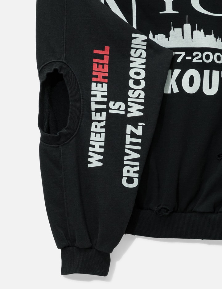 Protocol-Index Reconstructed Sweatshirts Zip Hoodie