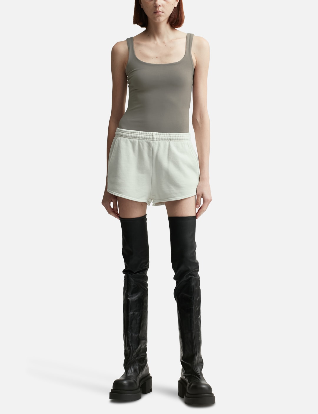 Square Neck Bodysuit (Cotton Spandex) view 20