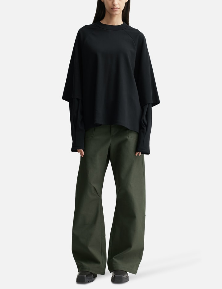 Raglan Layered Long Sleeve T-Shirt Placeholder Image