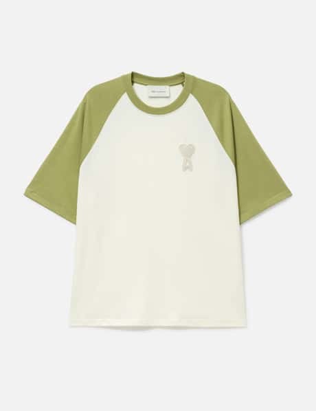 De Coeur Two Tone Thick Cotton Jersey T-Shirt view 6