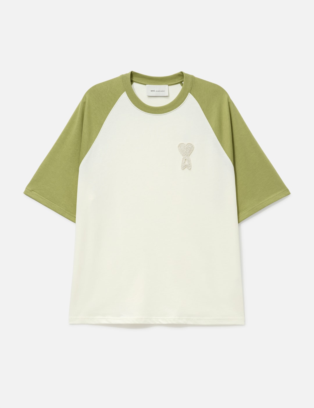 De Coeur Two Tone Thick Cotton Jersey T-Shirt view 7