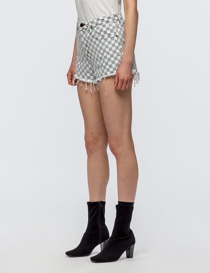 Bite With Checkerboard Print Shorts Placeholder Image