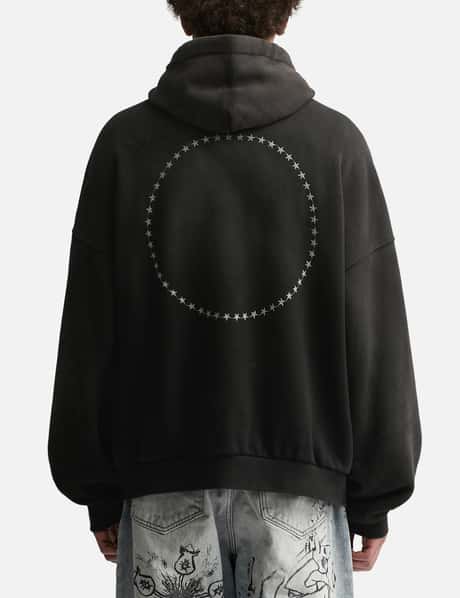PROJECT G/R - TGS EMBROIDERED WASHED HOODIE | HBX