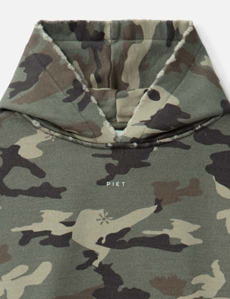Camo Distressed Hoodie view 17